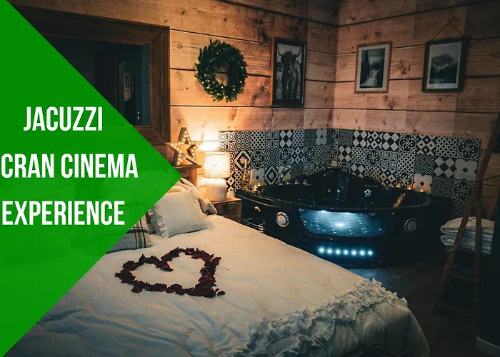 Le Romantique En Montagne, Spa, Ecran Cinema, Lit King Size, Day Use, 5min Centre Апартаменты *